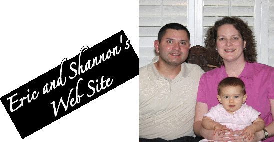 Eric and Shannon's Web Site